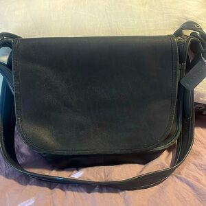 Coach Leather Saddle bag
